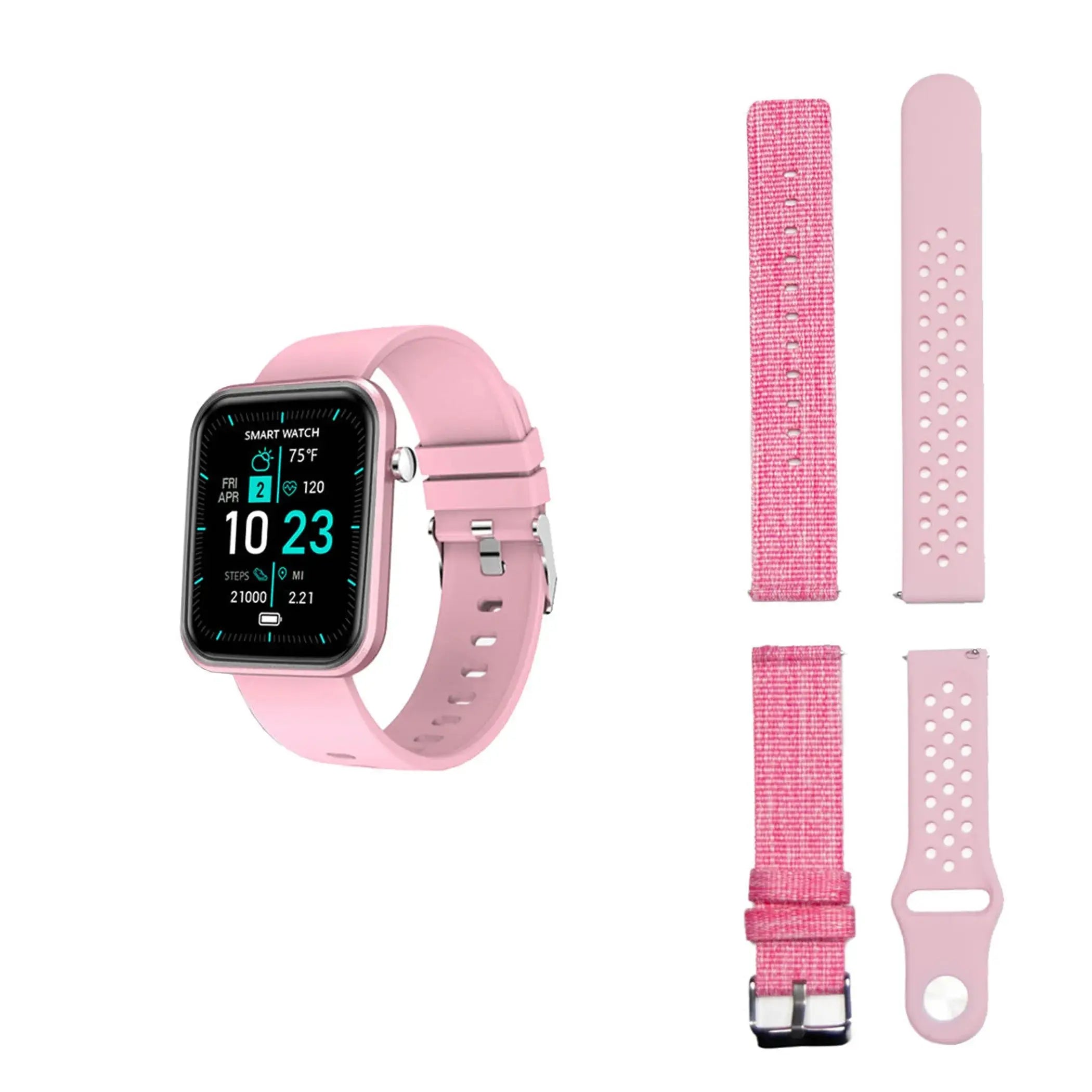 Advanced Smartwatch With Three Bands And Wellness + Activity Tracker Vista Shops