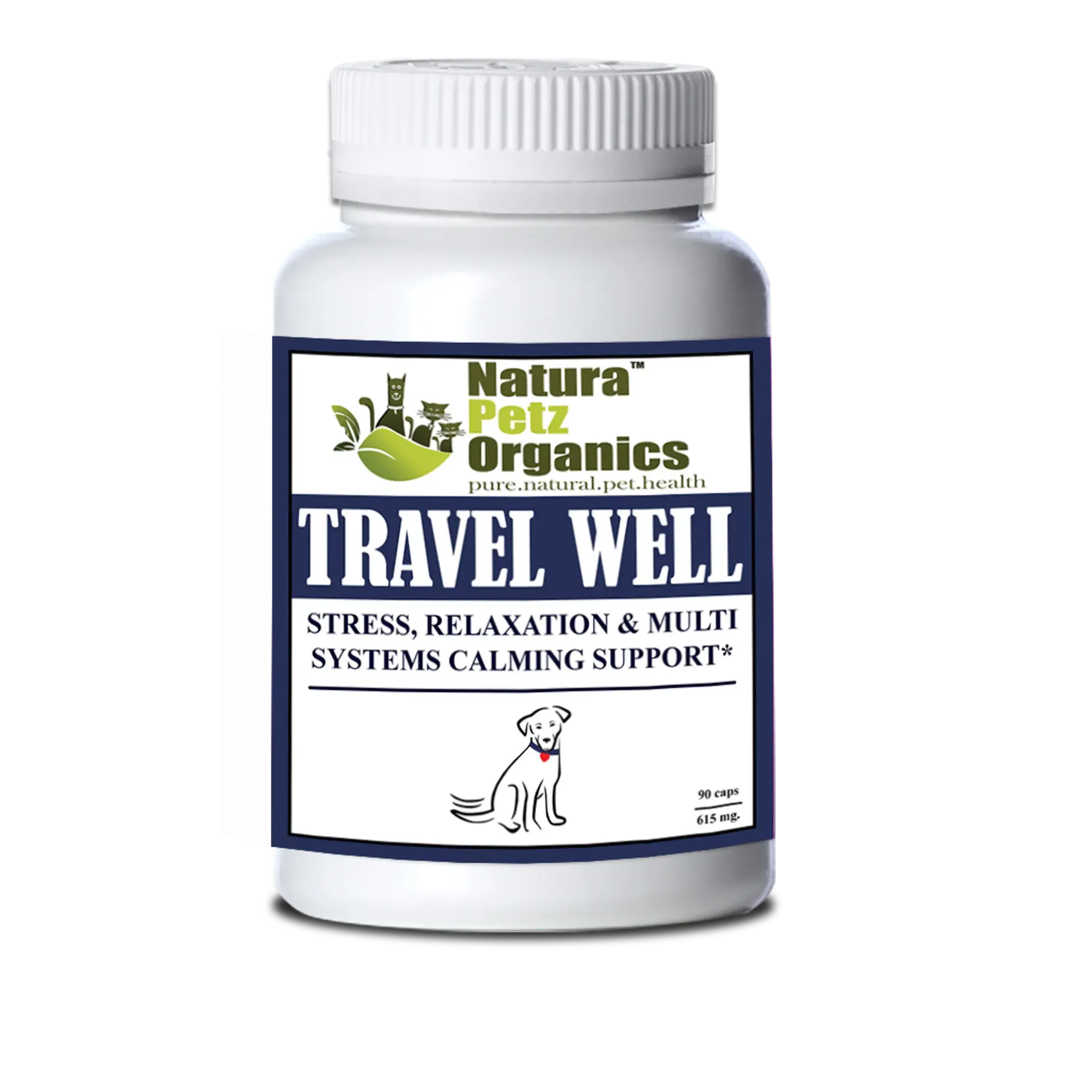Travel Well - Stress, Relaxation & Calming Stress Support* For Dogs And Cats On The Go* Organic Pet Systems