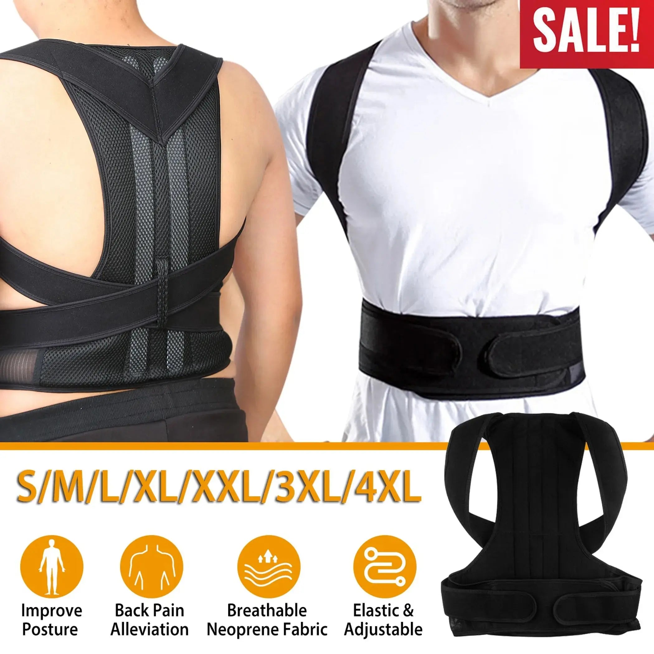 Unisex Back Posture Corrector Lumbar Linx Group
