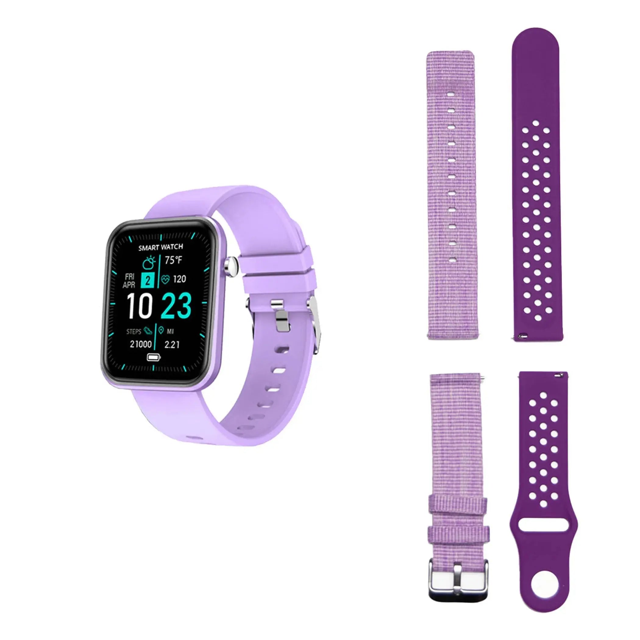 Advanced Smartwatch With Three Bands And Wellness + Activity Tracker Vista Shops