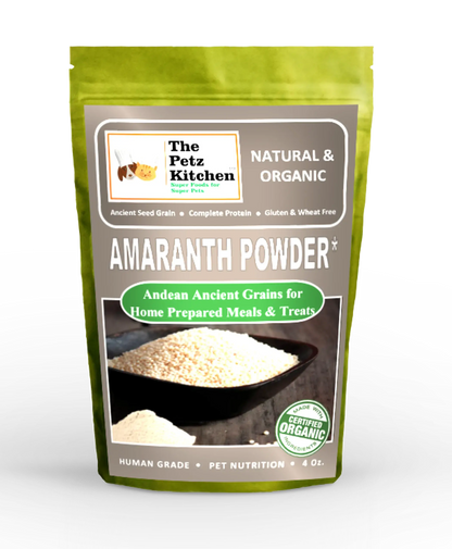 Amaranth Powder - Ancient Seed Grain &amp; Complete Protein - Gluten &amp; Wheat Free Organic Pet Systems