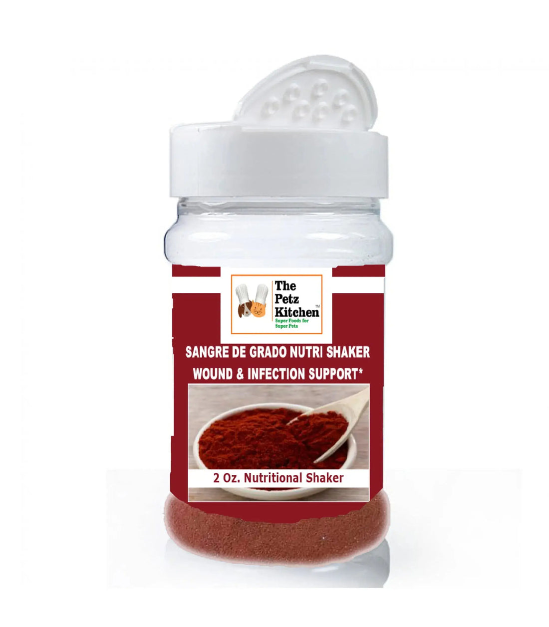 Sangre De Grado - Wound &amp; Infection Support* The Petz Kitchen - Organic &amp; Human Grade Ingredients &amp; Shakers For Home Prepared Meals &amp; Treats Organic Pet Systems
