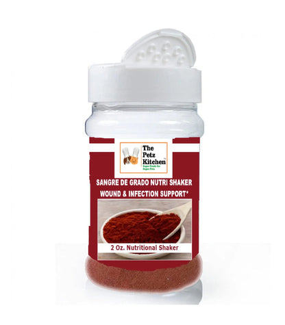 Sangre De Grado - Wound &amp; Infection Support* The Petz Kitchen - Organic &amp; Human Grade Ingredients &amp; Shakers For Home Prepared Meals &amp; Treats Organic Pet Systems