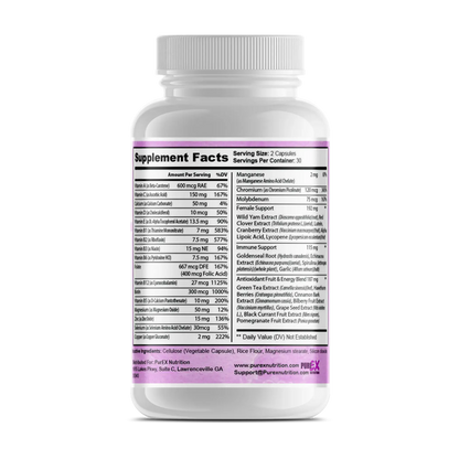Pure Multivitamins - Womens Purex Nutrition