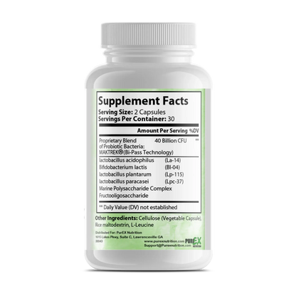 Pure Probiotics Purex Nutrition
