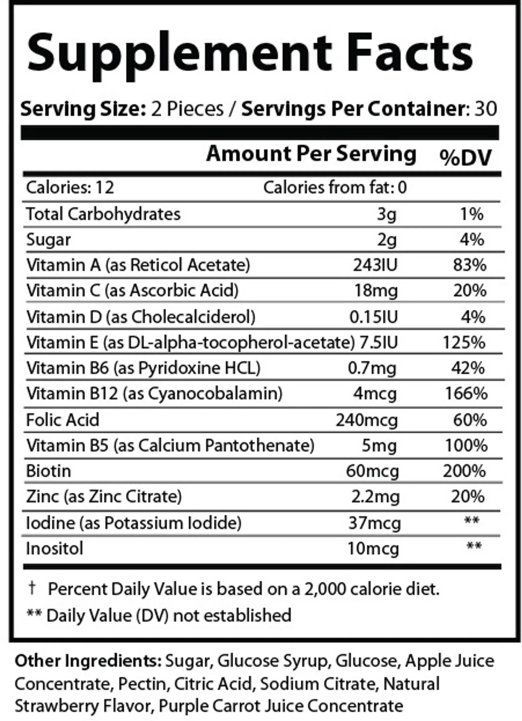 Pure Multivitamin - Gummies Purex Nutrition