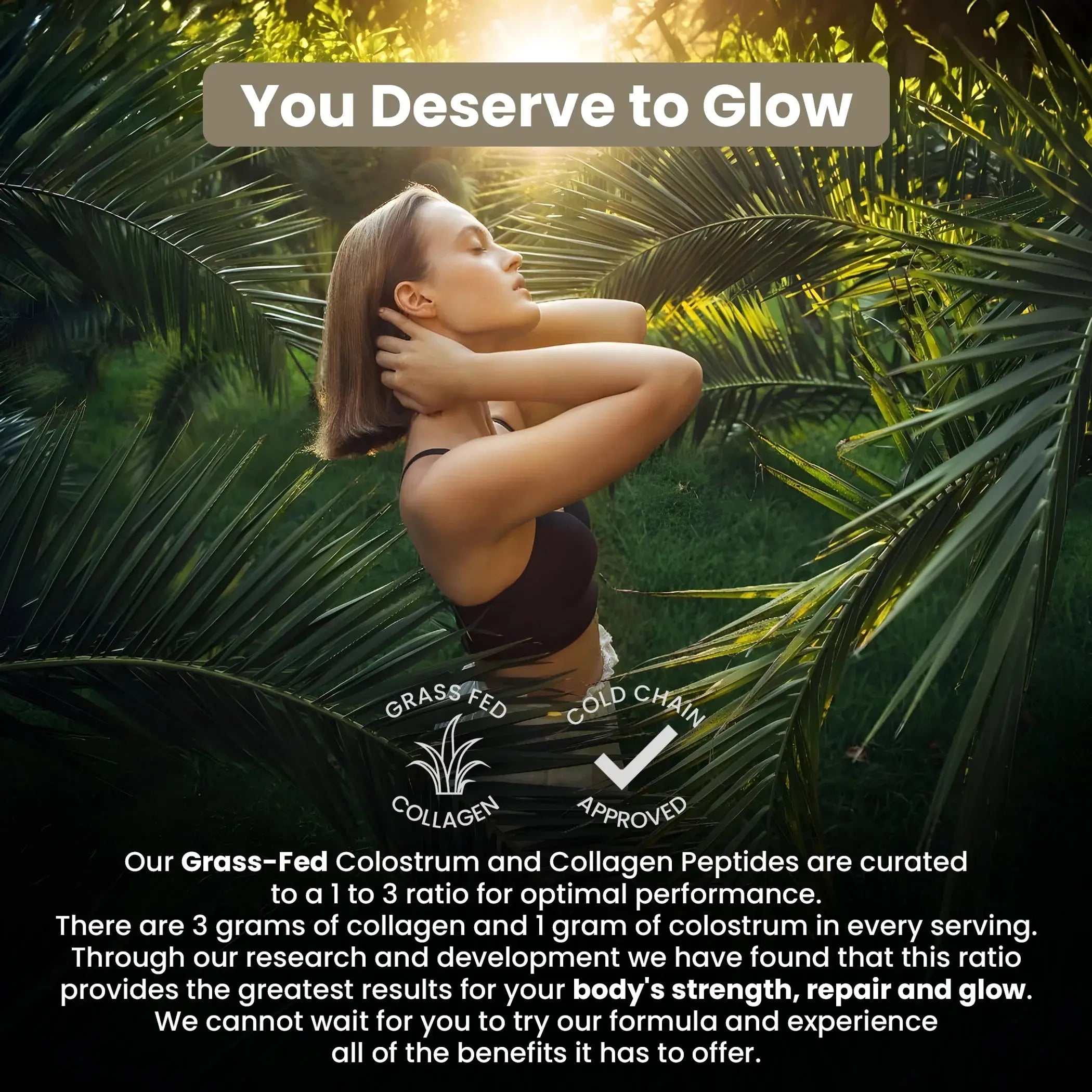 Grass-Fed Colostrum &amp; Collagen Peptides Chuga Shilajit