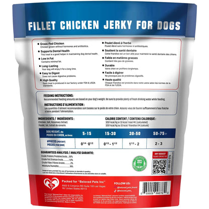 Chicken Jerky Dog Treats Beloved Pets