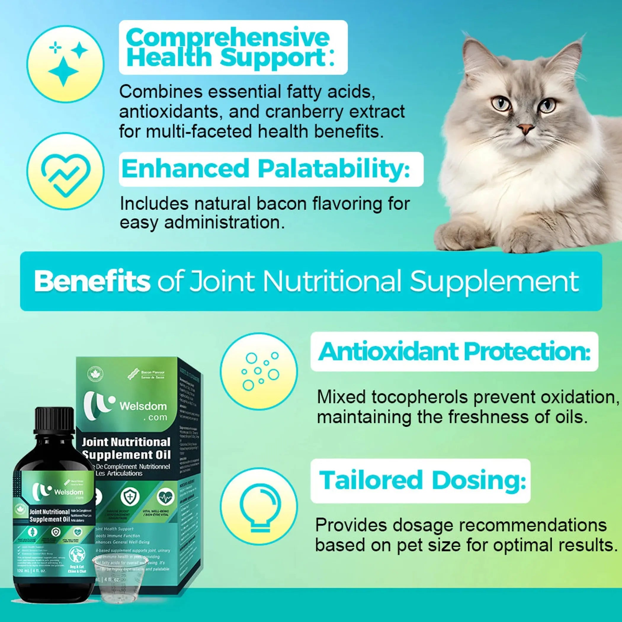 Joint Nutritional Supplement Oil 120mL Welsdom