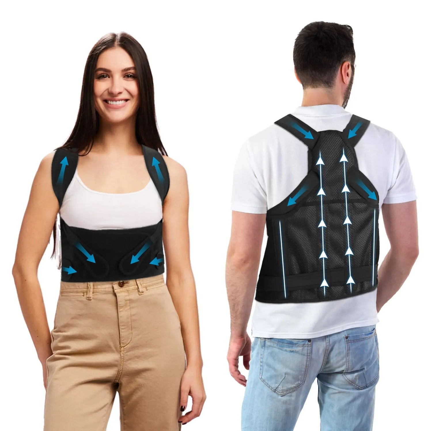 Posture Corrector for Women Men Adjustable Back Brace Linx Group