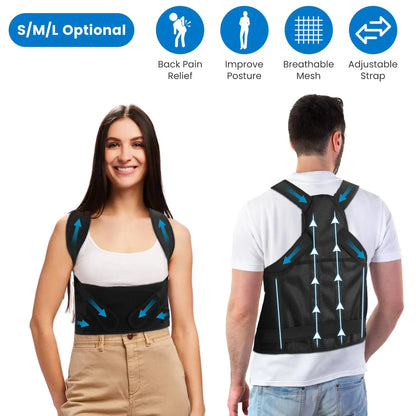 Posture Corrector for Women Men Adjustable Back Brace Linx Group