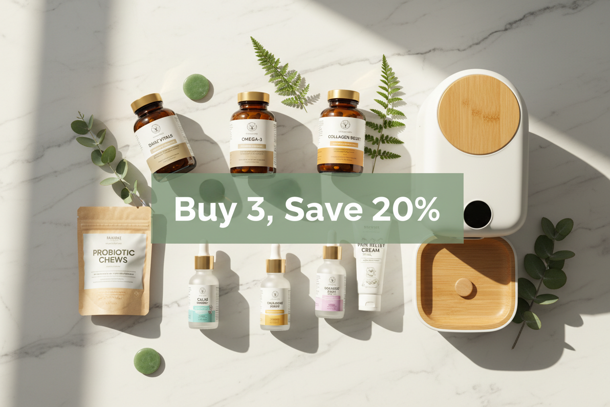 Buy 3 Save 20% Wellness Banner
